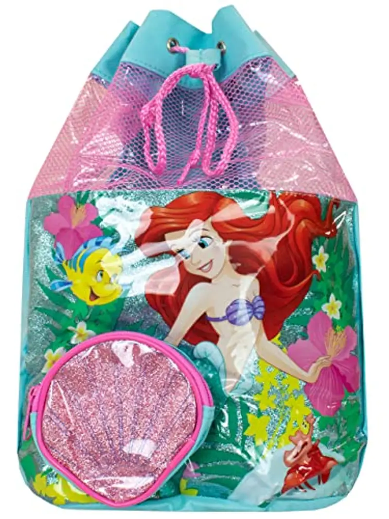 Disney Borsa Mare per Bambini La Sirenetta, Taglia Unica, Multicolore