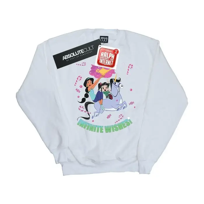 Felpe Disney Wreck It RalphAnd Vanellope Bianco