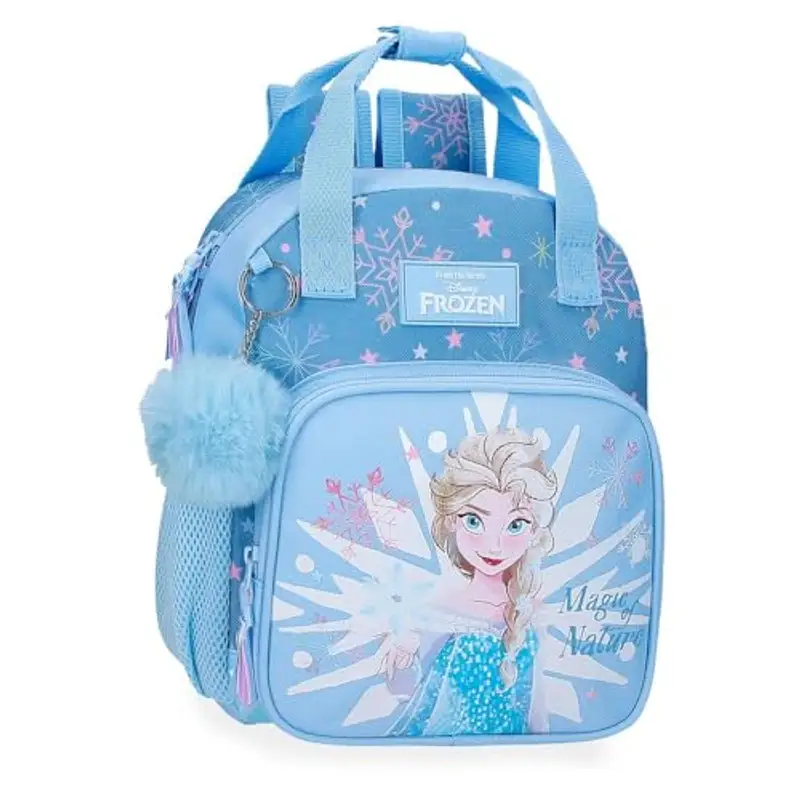 Disney Frozen Magic Ice Zaino per bambini, blu, realizzato in poliestere, spallacci regolabili per un comodo trasporto