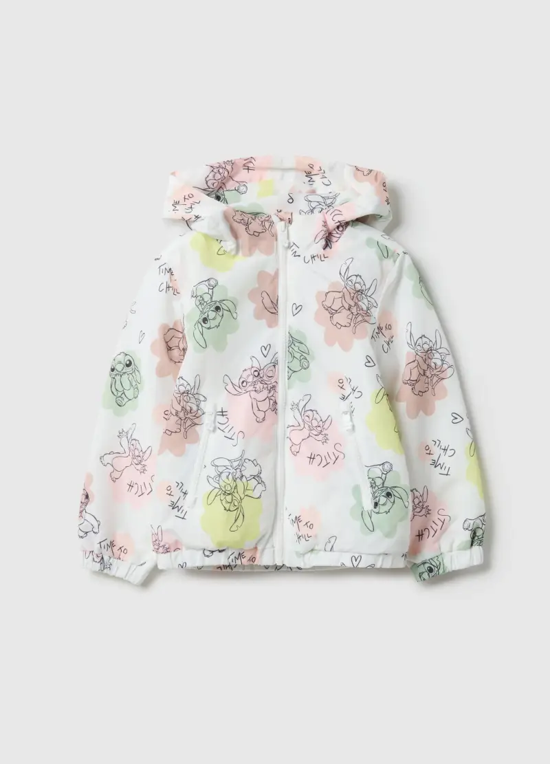 Disney Giubbotto Imbottito Multicolor Per Bambine Regular Fit Con Cappuccio, Bambina, Multicolor