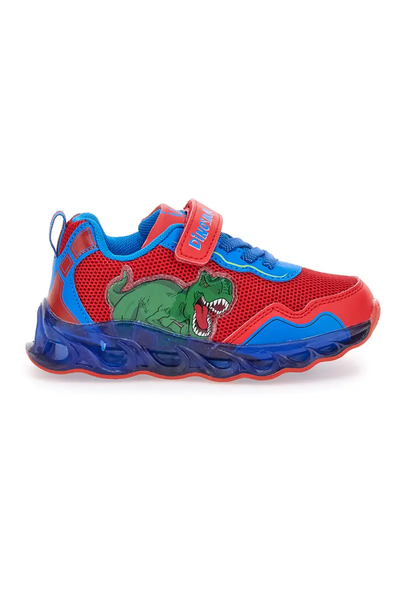 DISNEY Sneakers Blu e Rosse Con Luci e Dinosauro 8020001 [BLU