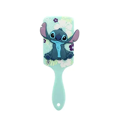 Disney STITCH - Spazzola per Capelli Districante 3D Lilo & Stitch - Tutti i Tipi di Capelli - Per Bambini e Adulti