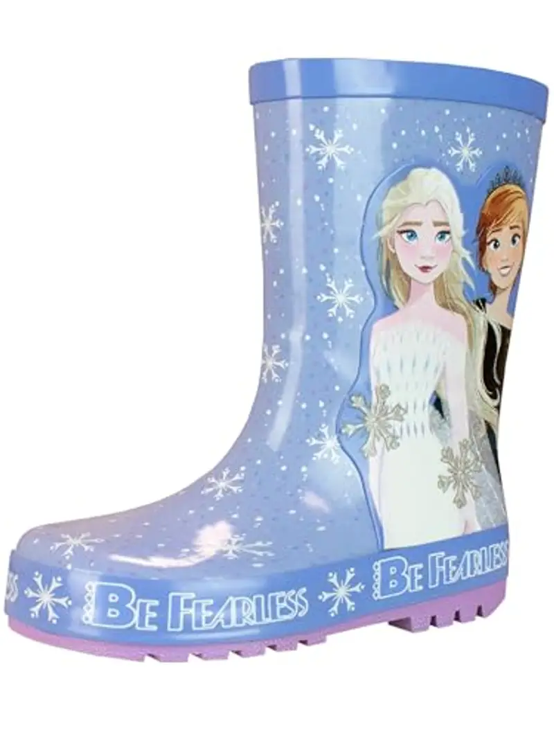 Disney Stivali di Gomma per Ragazze Frozen Blu