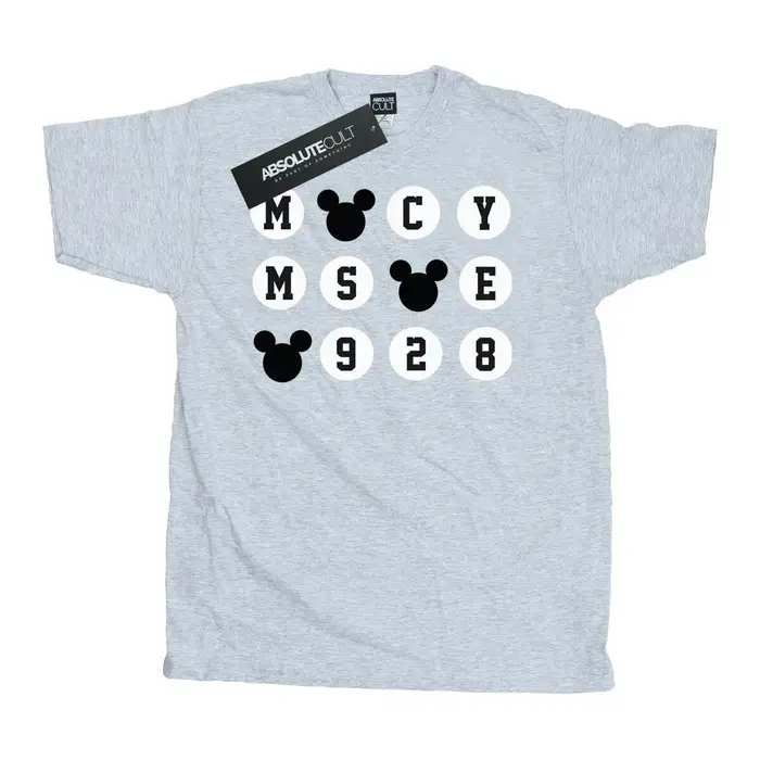 T-shirts a maniche lunghe Disney 1928 Grigio