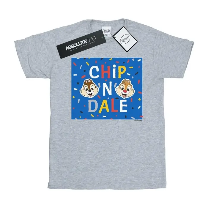 T-shirts a maniche lunghe Disney Chip N Dale Grigio