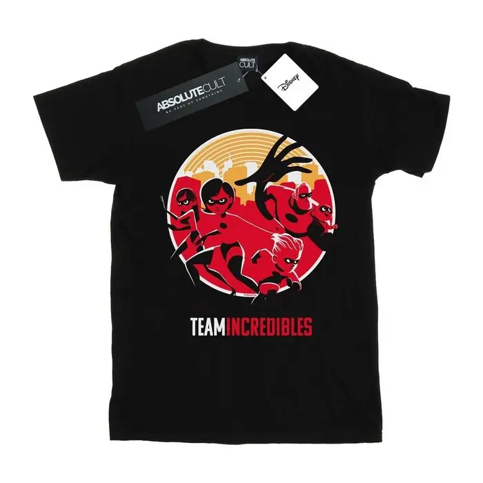 T-shirts a maniche lunghe Disney Incredibles 2 Team Incredibles Nero