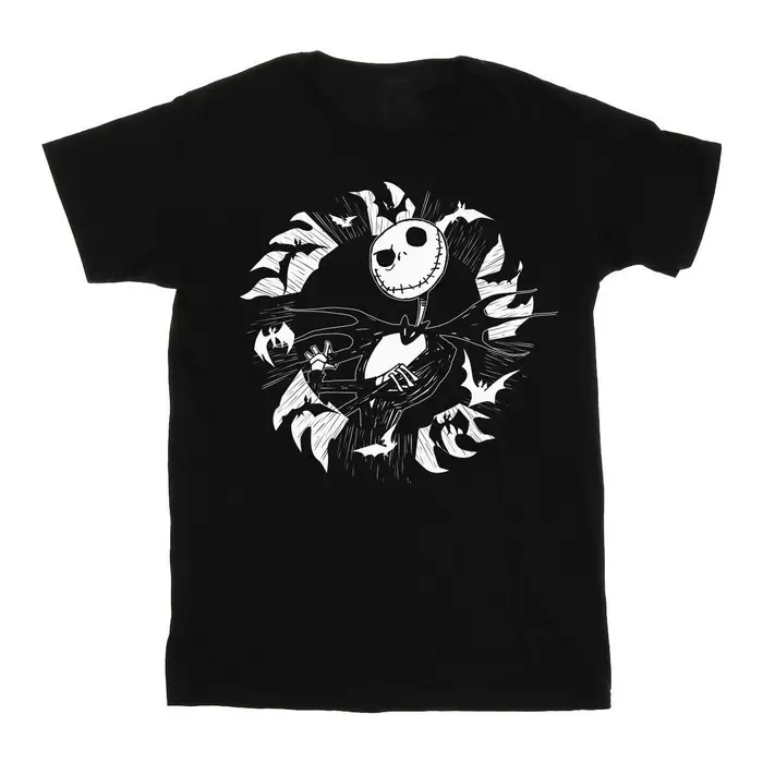 T-shirts a maniche lunghe Disney Nightmare Before Christmas Nero