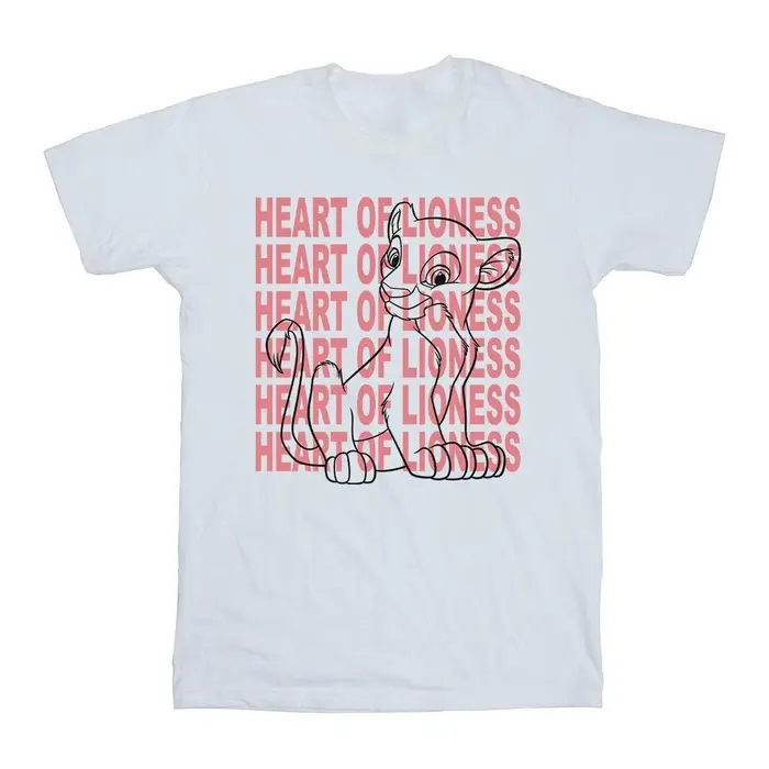 Disney T-shirts a maniche lunghe The Lion King Heart Of A Lioness Bianco