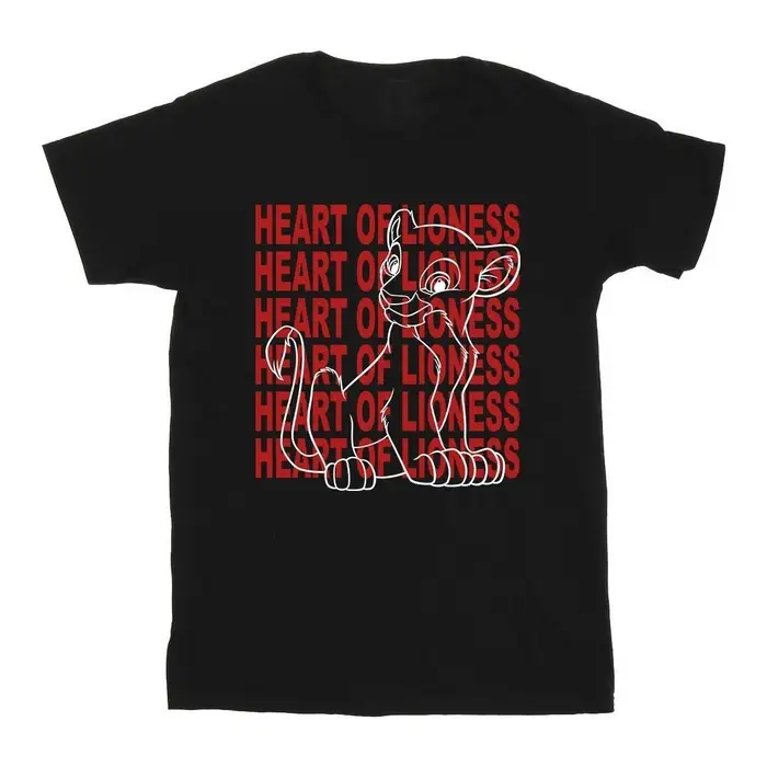 Disney T-shirts a maniche lunghe The Lion King Heart Of A Lioness Nero