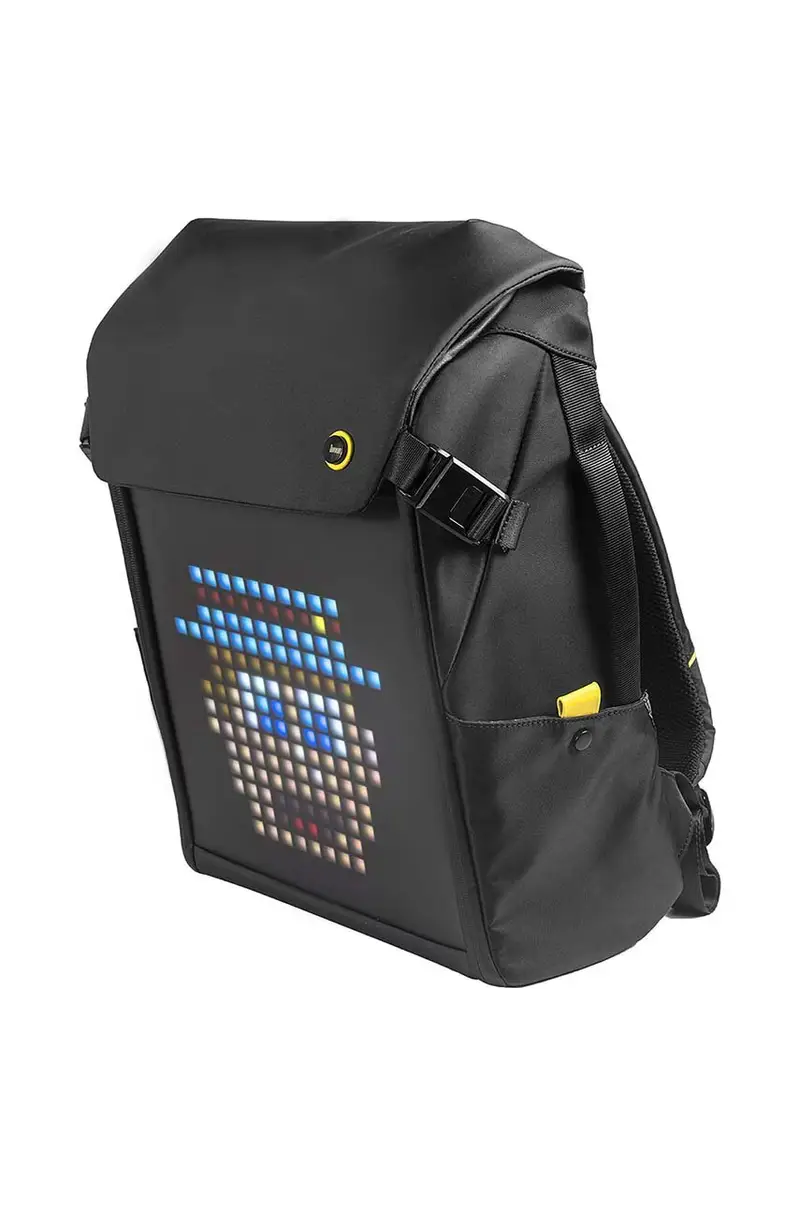 Divoom Reset Club zaino con display pixel art Backpack-M Nero
