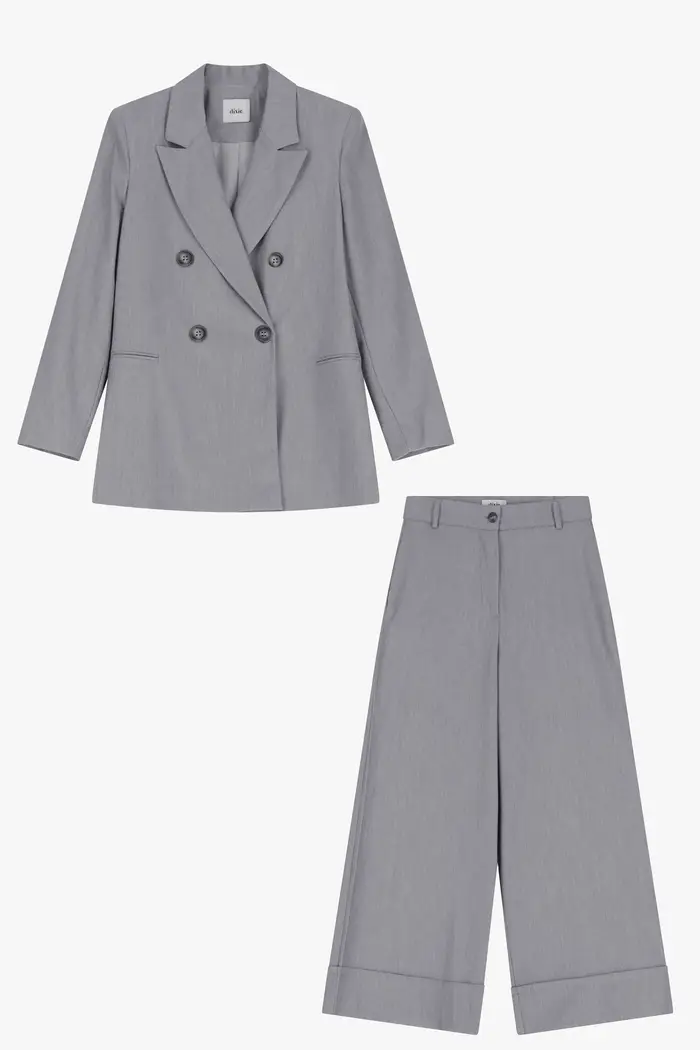 Dixie Completo giacca doppiopetto e pantalone palazzo