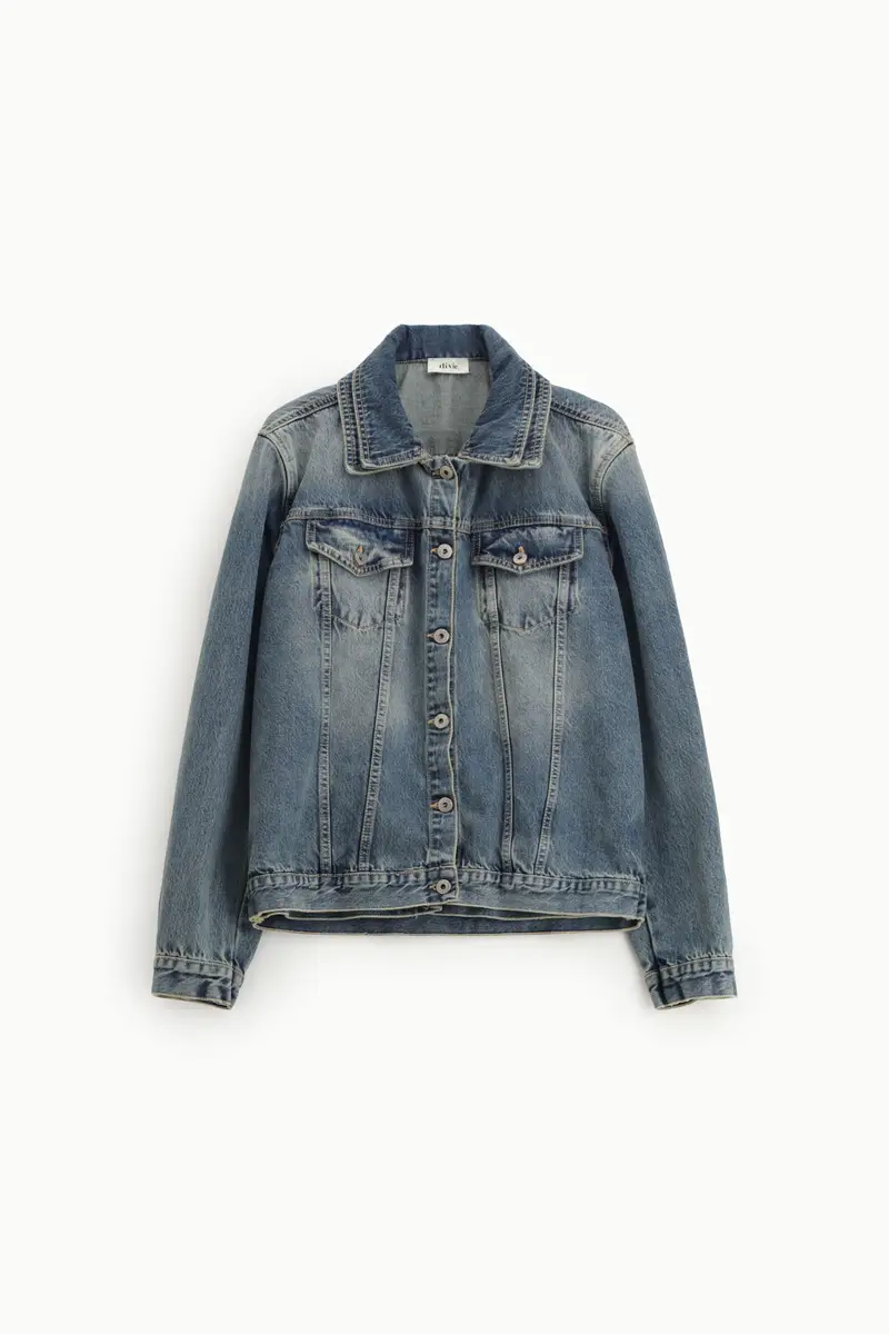 Dixie Giacca denim regular-fit con tasche frontali