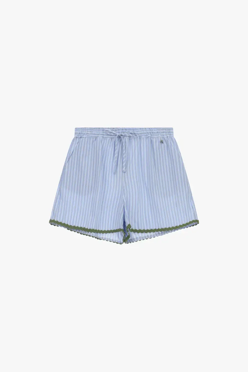 Dixie Shorts regular-fit a righe con profili decorativi