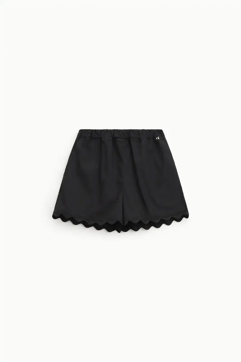 Dixie Shorts regular-fit orlo smerlato tinta unita