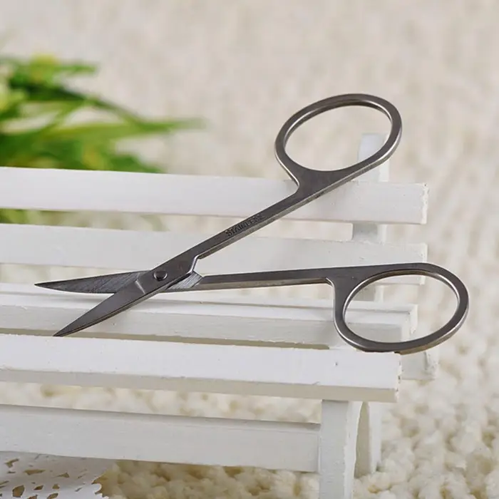 Forbici per sopracciglia pettine per ciglia rifinitura dei capelli forbici per toelettatura strumento per trucco cosmetico