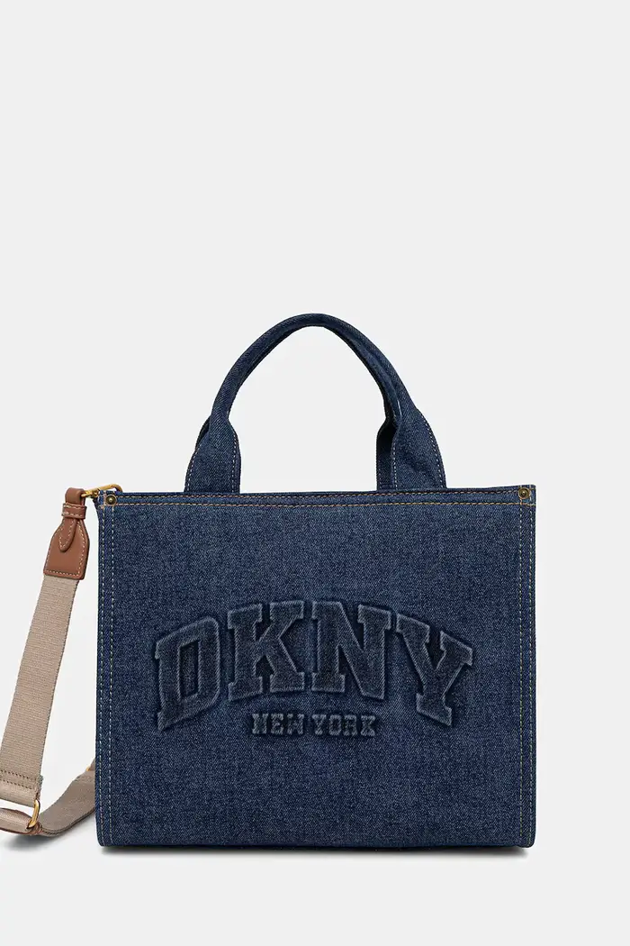 DKNY borsa a tracollo da donna Blu navy