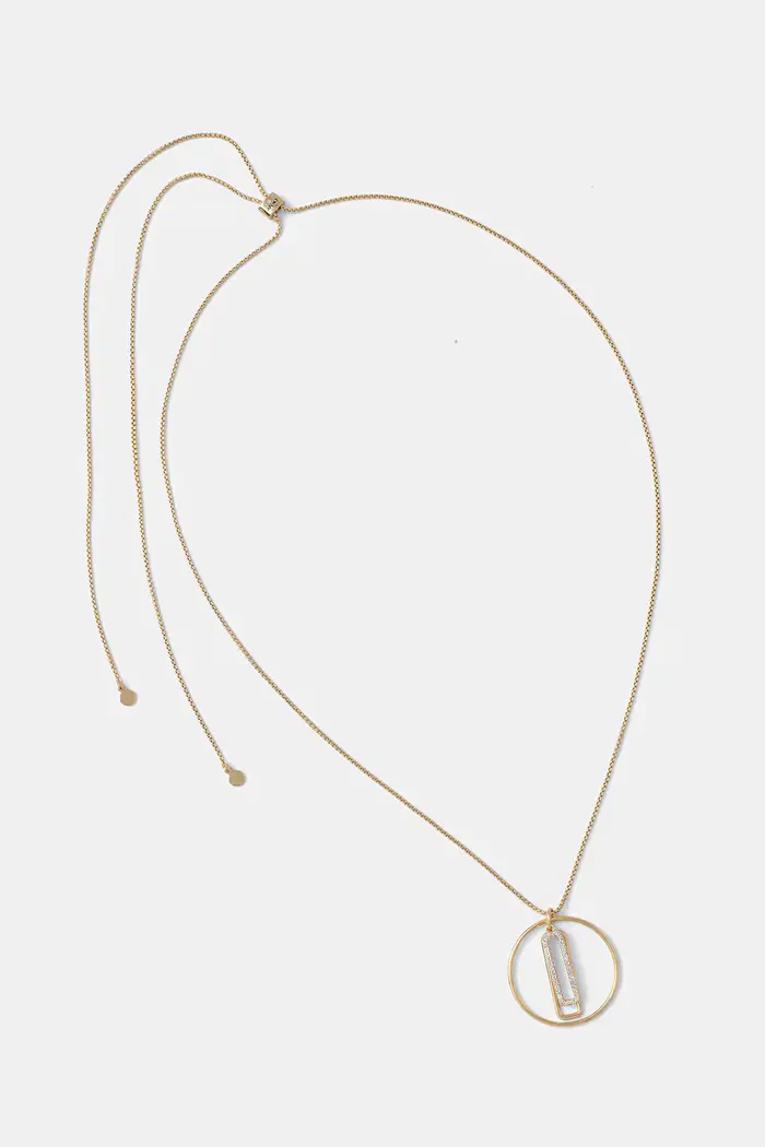 DKNY collana con ciondolo da donna in metallo Oro