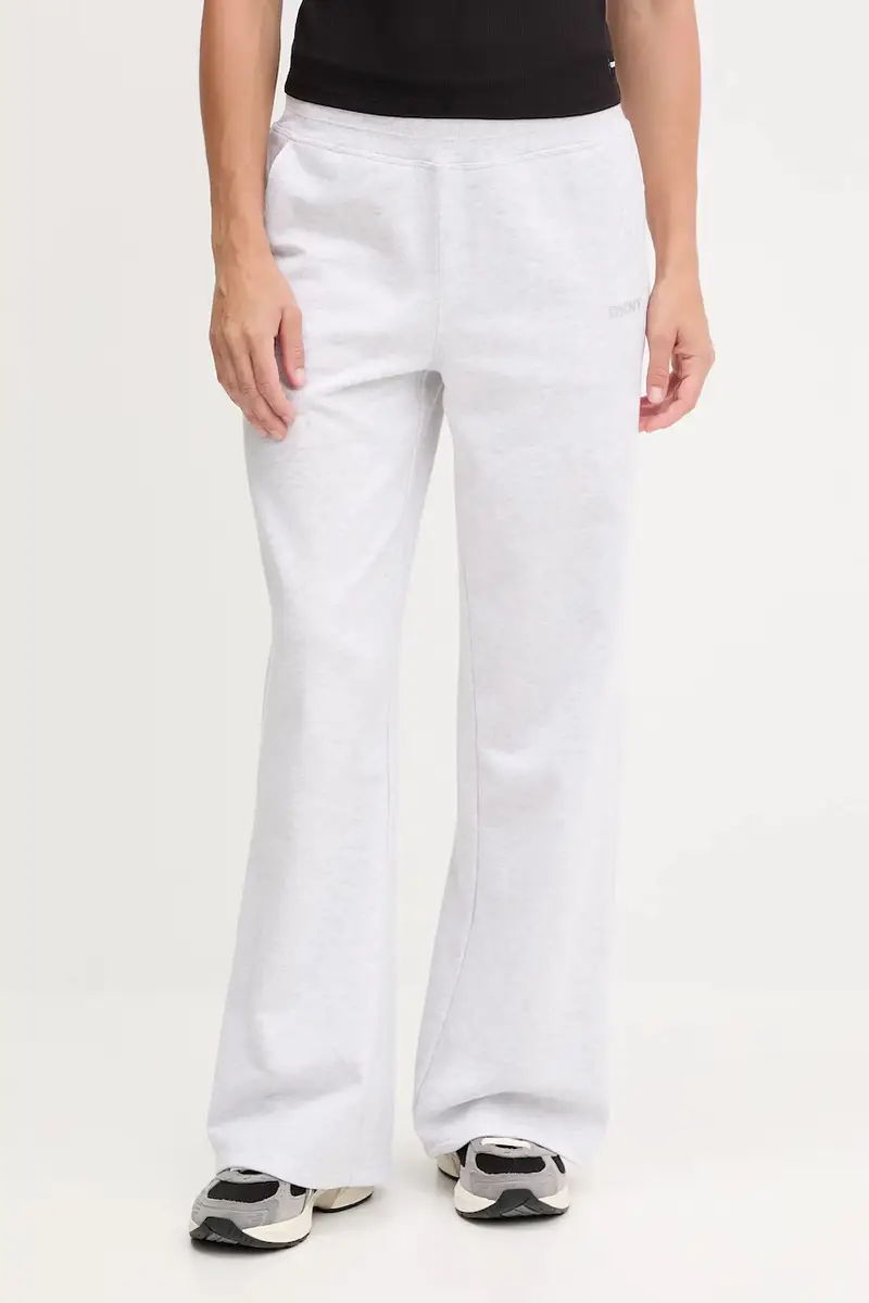 DKNY pantaloni tuta donna colore grigio DP5P3601