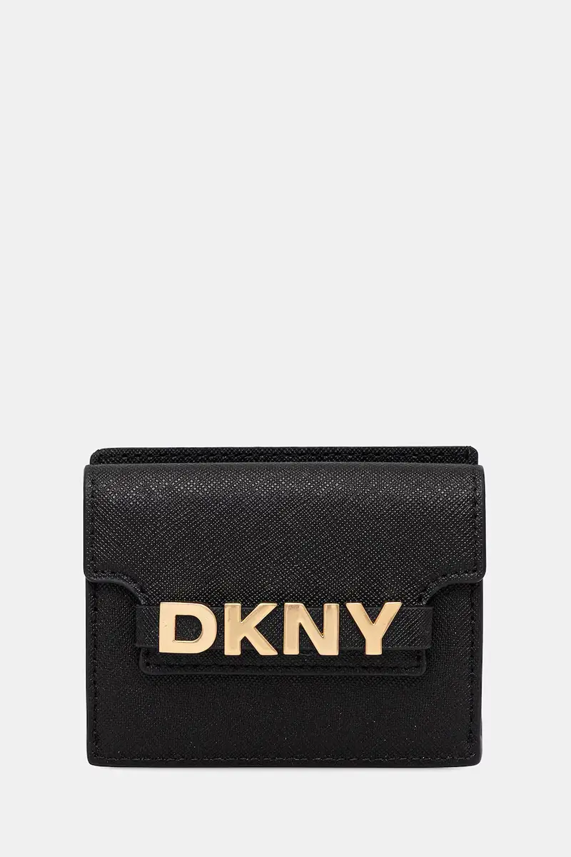 DKNY portafoglio in pelle donna colore nero R52ZKM22