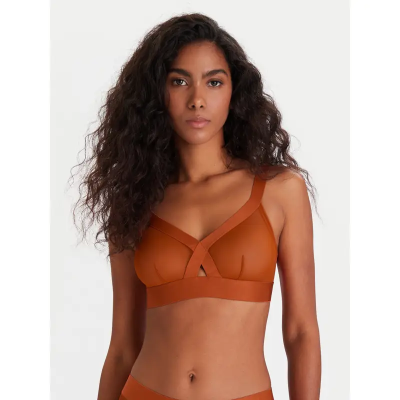 DKNY Reggiseno senza ferretto DK4084 Marrone