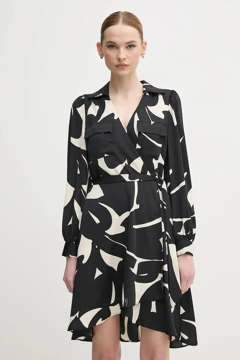 DKNY vestito colore nero DD4KS484