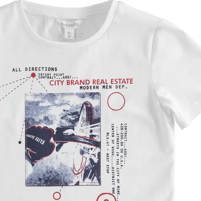 Dodipetto T-shirt Ragazzo Bianco 4649292
