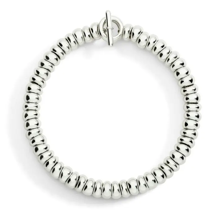 DODO Bracciale Rondelle Bold Argento