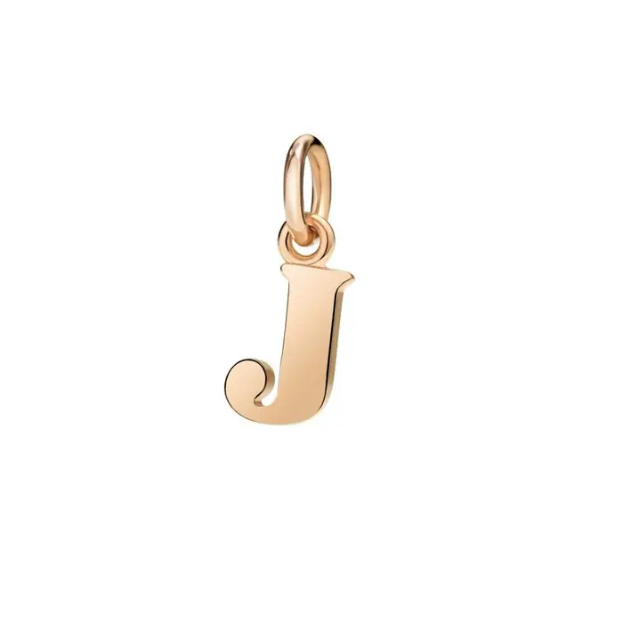 DODO Ciondolo Lettera J Oro Rosa - Charm