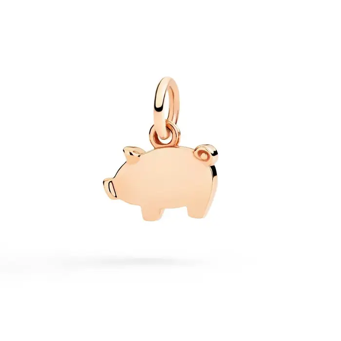 DODO Ciondolo Maialino Oro Rosa - Charm