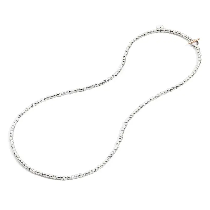 DODO Collana Mini Granelli Argento