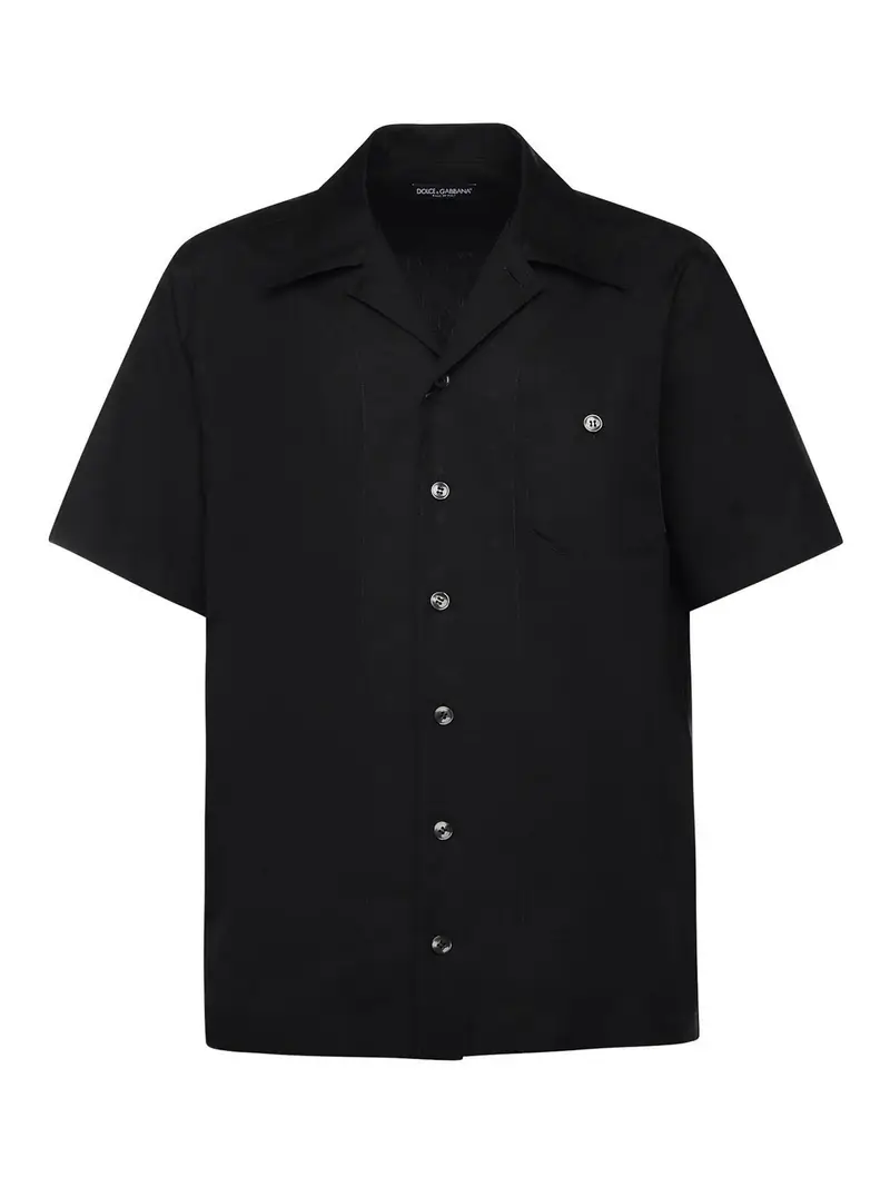 Dolce & Gabbana Camicia in cotone Nero