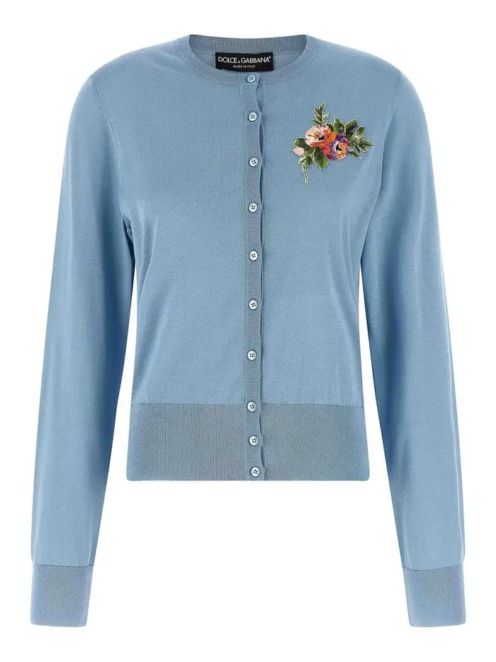 Dolce & Gabbana Cardigan Azzurro 4986998