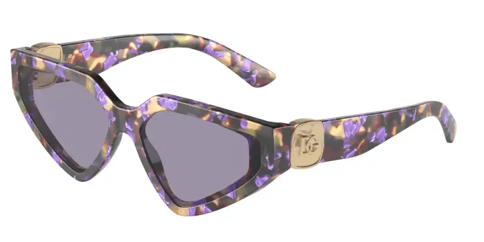Dolce & Gabbana Donna DG4469 3439/1 Occhiali da sole Acetato Blu Grigio Farfalla Normale