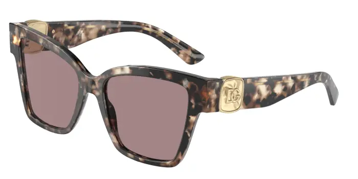 Dolce & Gabbana Donna DG4470 34387N Occhiali da sole Acetato Marrone Marrone Squadrata Normale