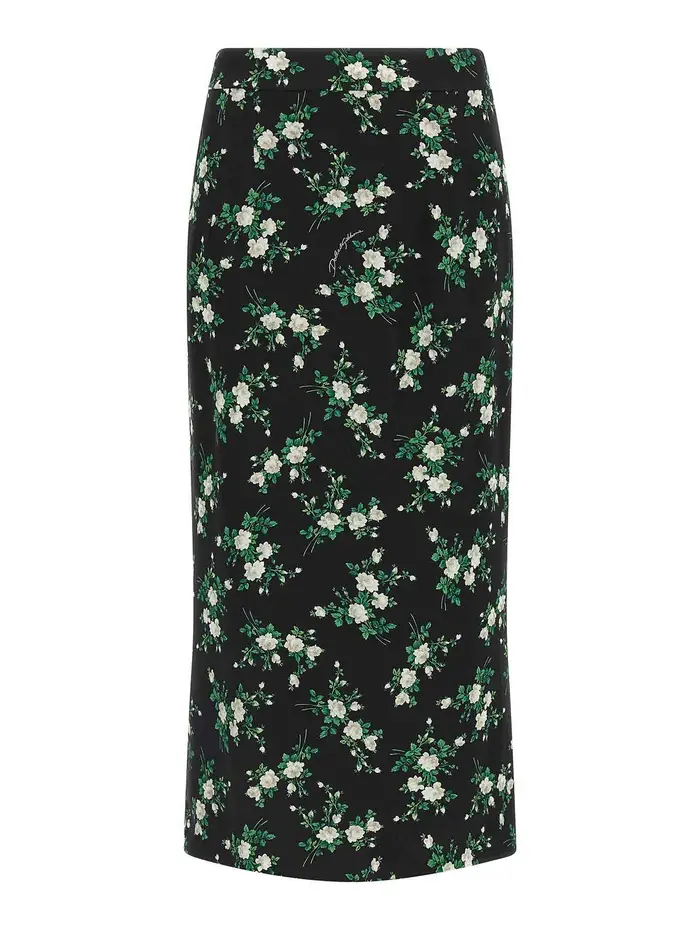 Dolce & Gabbana Gonna Fiorellini Nero