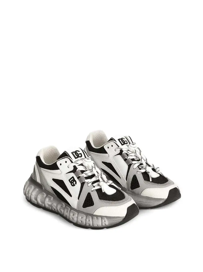 Dolce & Gabbana Jr Sneakers Con Logo Bianco