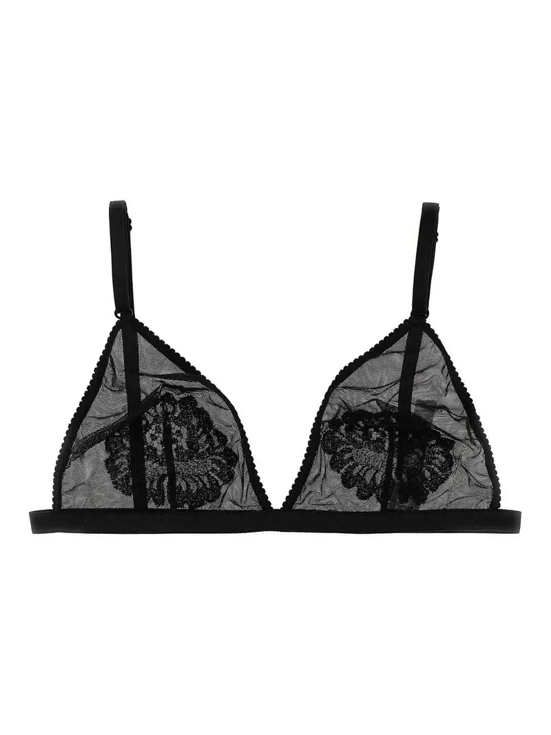 Dolce & Gabbana Lace Bra Nero