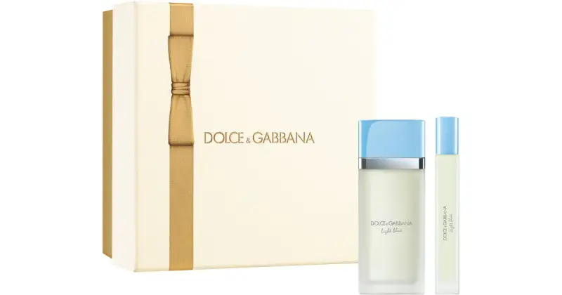 Dolce & Gabbana Dolce&Gabbana Light Blue EDT Set da viaggio nuova confezione regalo da donna