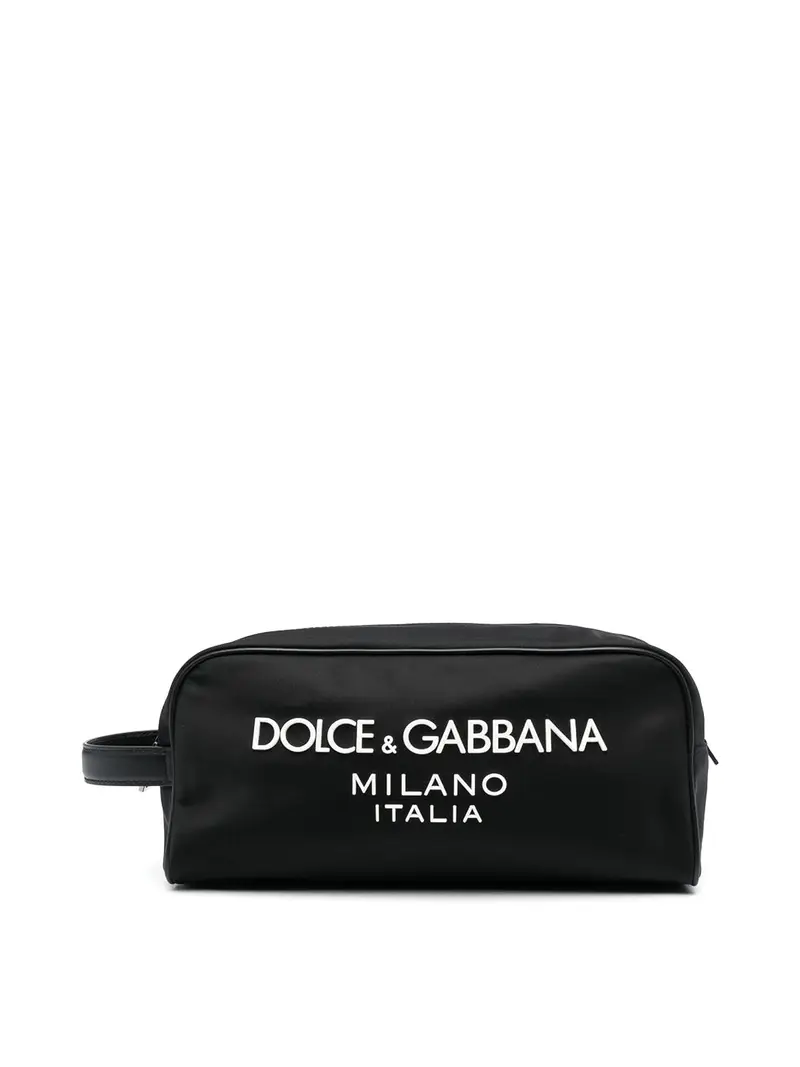 Dolce & Gabbana Logo nylon necessaire Nero