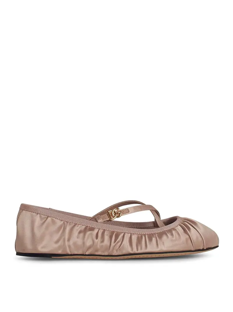 Dolce & Gabbana Pink Ballet Flats Color Carne E Neutri