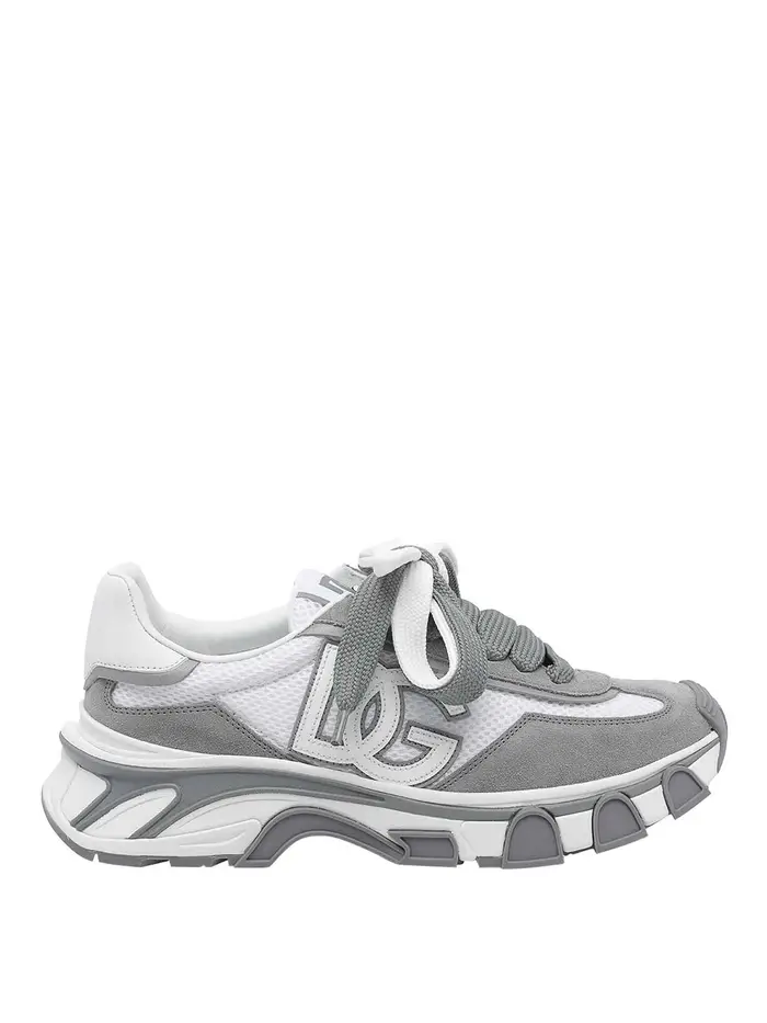 Dolce & Gabbana Sneakers Dg Country Road bianche e grigie Grigio