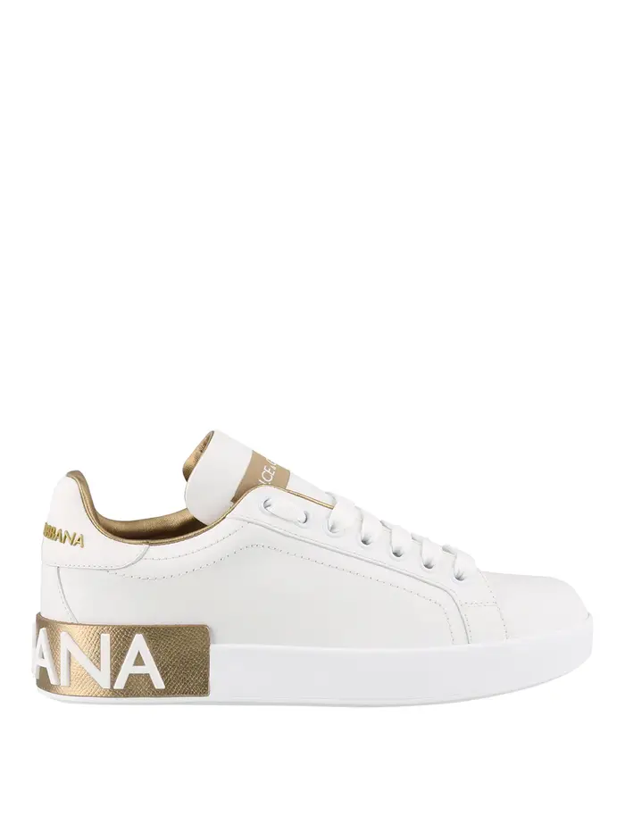 Dolce & Gabbana Sneakers Portofino in pelle Bianco