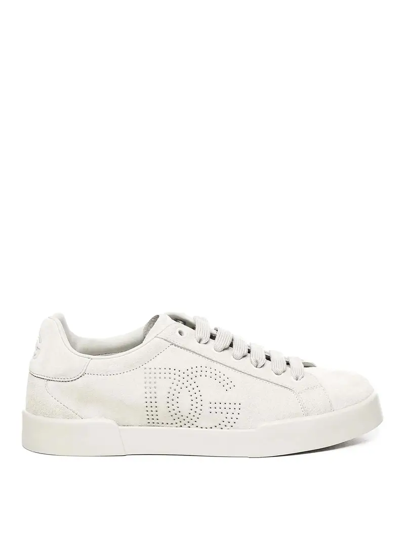 Dolce & Gabbana Sneakers Portofino in pelle di vitello Bianco