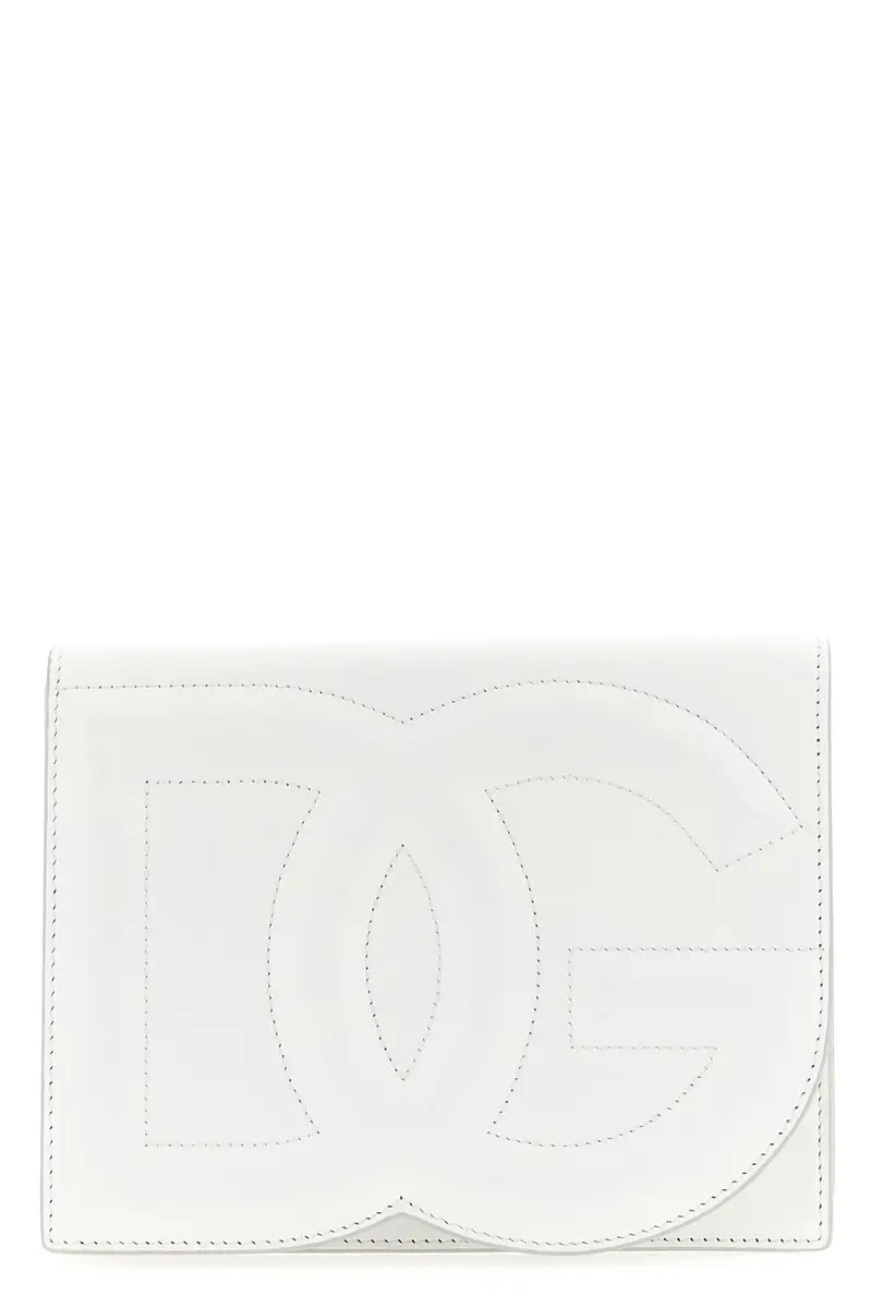 DOLCE & GABBANA Tracolla Logo Bianco