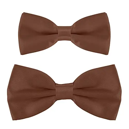 DonDon set papillon abbinati padre-figlio, già annodati e regolabili