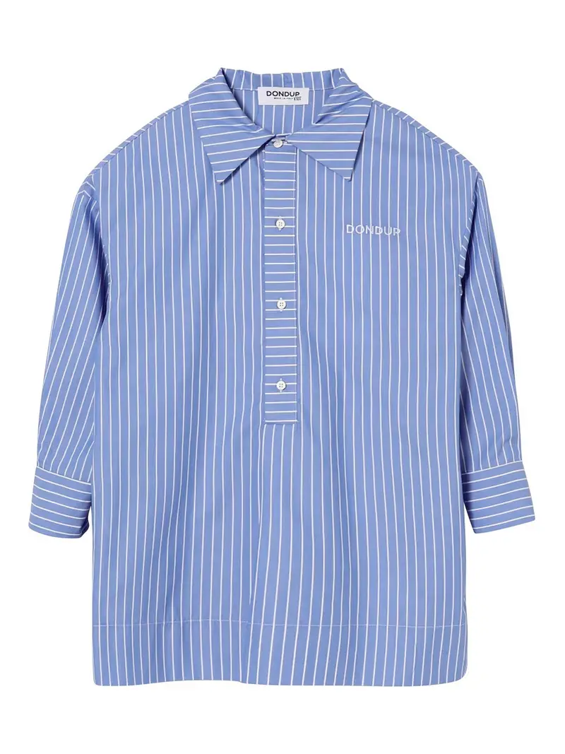 Dondup Abito A Righe Blu