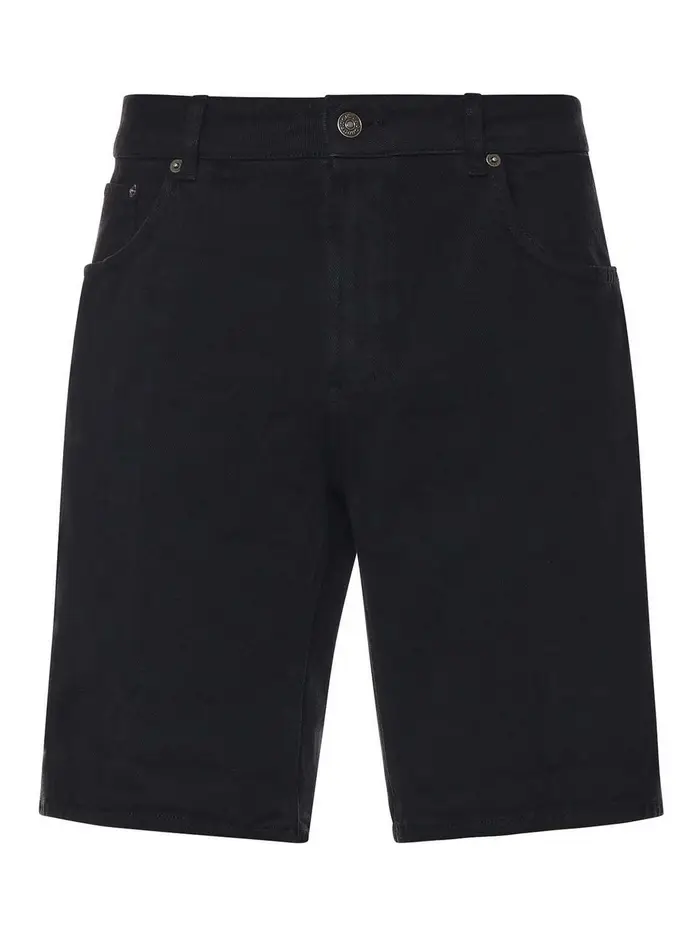Dondup Bermuda Derick in cotone Nero