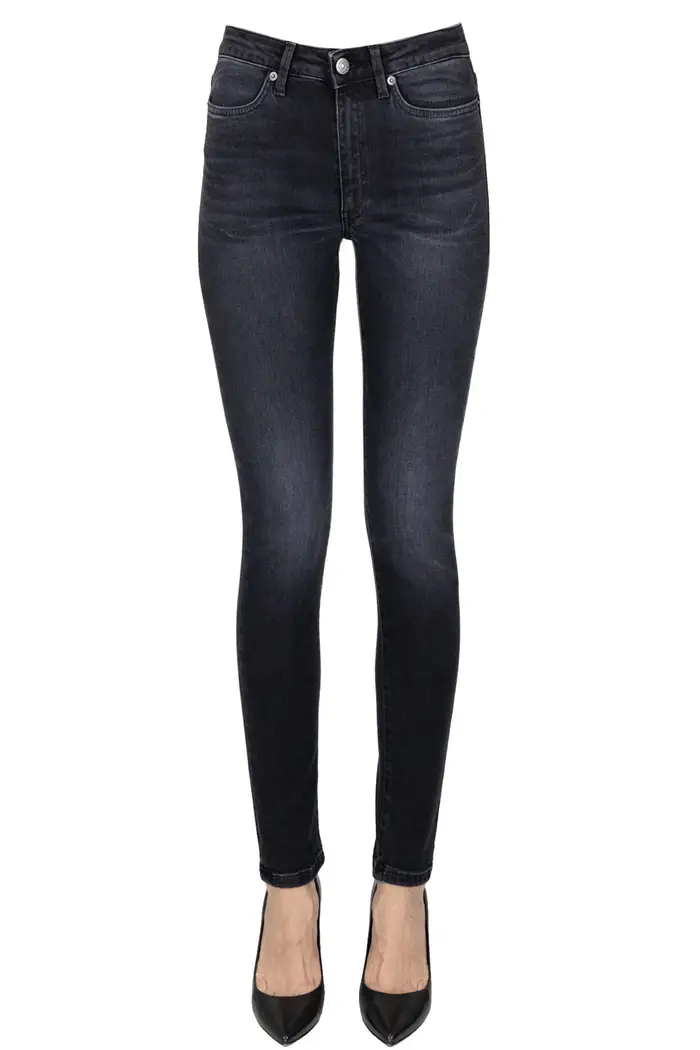 Dondup Jeans Iris superskinny Nero