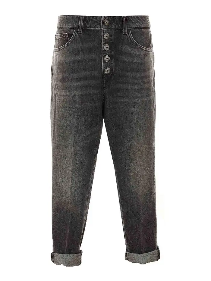 Dondup Jeans larghi di Koons Nero