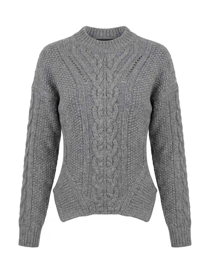 Dondup Maglione girocollo slim Grigio